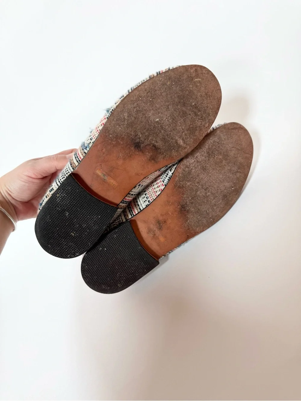 Res Ipsa Men’s Loafers in Woven Pattern